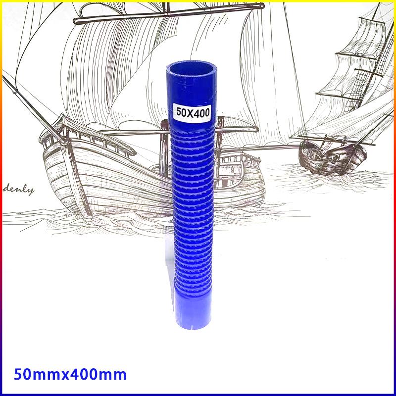 Blue Silicone Flexible Hose  ID30-100mm Length 400mm Air Intake Pipe Radiator Tube High Pressure Temperature R
