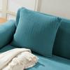 New Design Colors Thick Polar Fleece Sofa Protective Cover Jacquard Solid Printed Pillowcase Cover For Soft Cushion 45x45cm