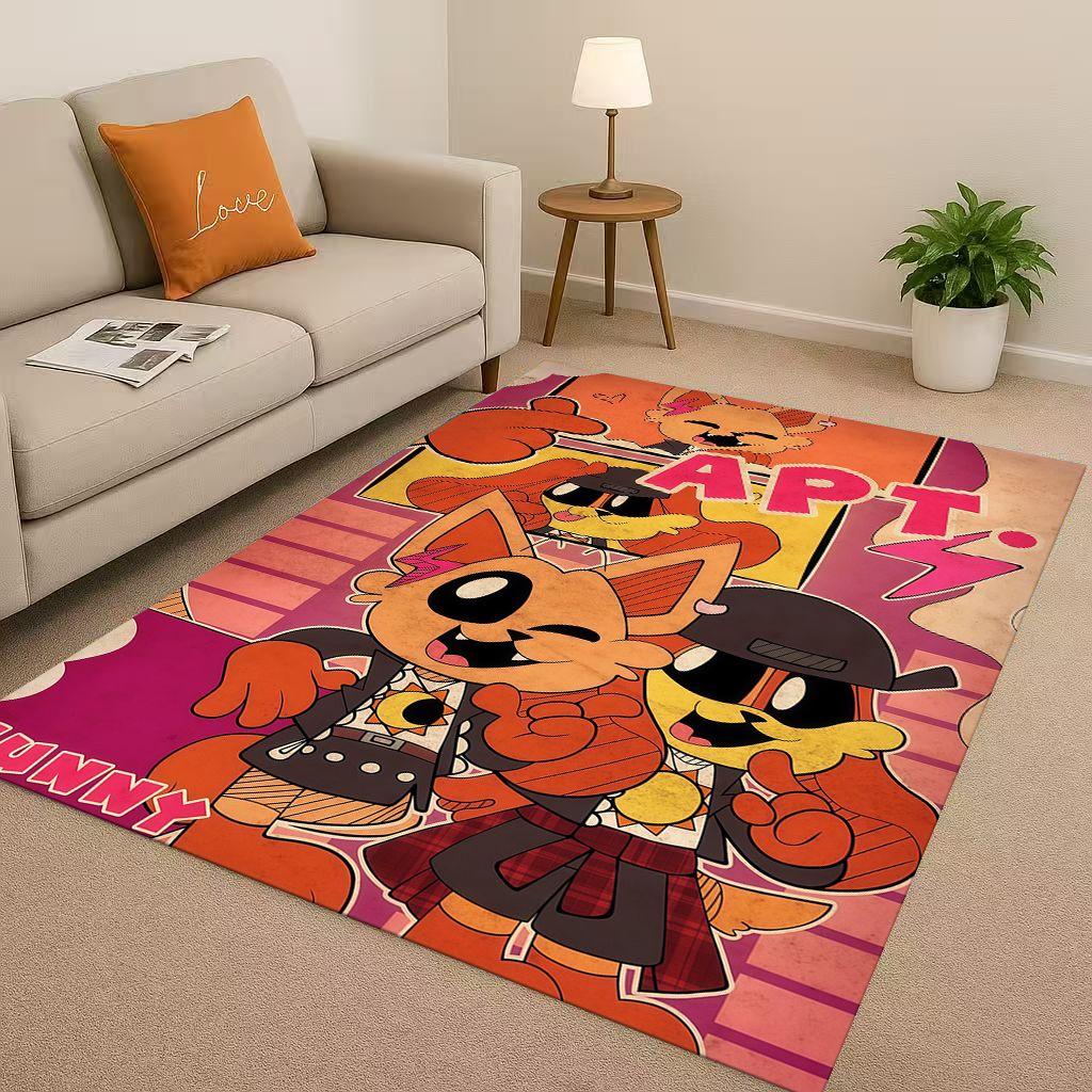 Classic Cartoon S-Smiling C-Critters Craftycorn Catnap Living Room Non-Slip Area Rug Carpet for Bedroom Sofa,Home Decor Doormat