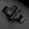 Stainless Steel Butterfly Deployment Buckle Matte Button Double Click Clasp Watch Strap 12/14/16/18/20/22mm Watches Accessories