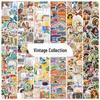 50/100 Non-Repeating Retro Graffiti Stickers for Phone, Bottle, Box, or Journal Decoration