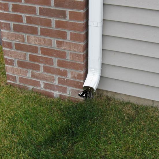 Yousheng Gutter Downspout Diverter Rain Gutter Disperser Gutter Downspout Extension for 3"x 4" And 3" X 2" Downspout Rainwater Dispersal