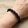 Acrylic Skeleton Beaded Bracelet Bone Stone Elastic Bangle Punk Skull Beaded Bracelet  Teenager
