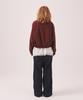 Minasu Mns Pinstripe Wide Brushed Pants_Navy