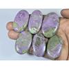 256Cts. Natural Stichtite Oval Shape Cabochon Loose Gemstone 06 Pcs Lot C-1218