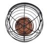 Coffee Pod Holder Organizer Metal Grid Coffee Pod Storage Basket with Wooden Base for Kitchen Counter Desktop