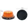 LED Strobe Beacon Light 90LED Round Rotating Amber Flashing Warning Safety Light 12V-24V Magnetic Base for Car,Trucks, Forklifts