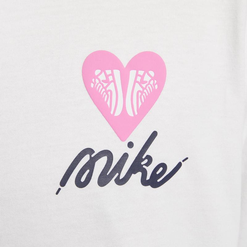 Nike Sportswear Loose Breathable Printed Casual Soft Comfortable Short Sleeve T-Shirt Men Tops White HJ0585100