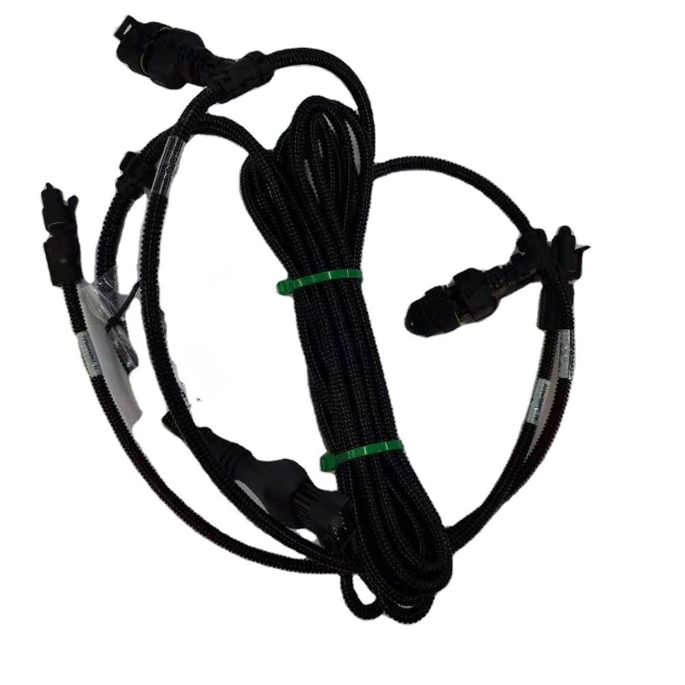 Custom Automotive Wiring Harness Cable Assembly Pure Copper Conductors PVC Insulation Adapter Connectors 220V/240V/110V (Black,6-core&9P) чёрный