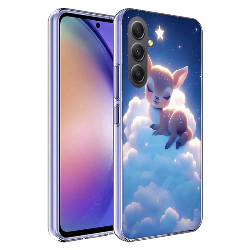 

Cloud Little Sika Deer Baby Phone Case For Samsung A70 A50S A40 A30 A20E A16 A26 A36 A56 A17 Galaxy Note 20 10 9 8 A71 A51 A41 A Samsung A20(A30)