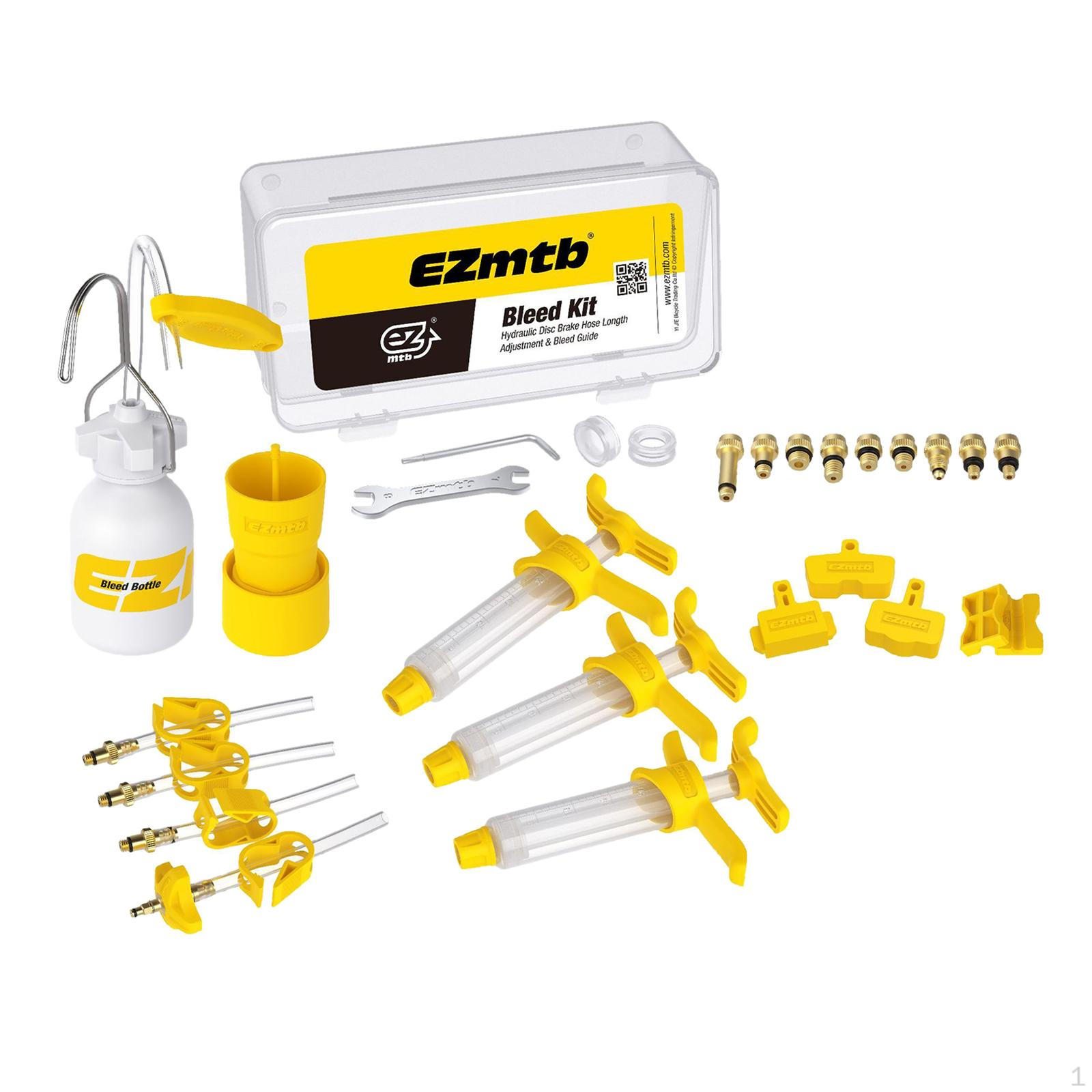 Brake Oil Bleed Kit Hydraulic Disc Mineral Bleeding Repair Tool Pros