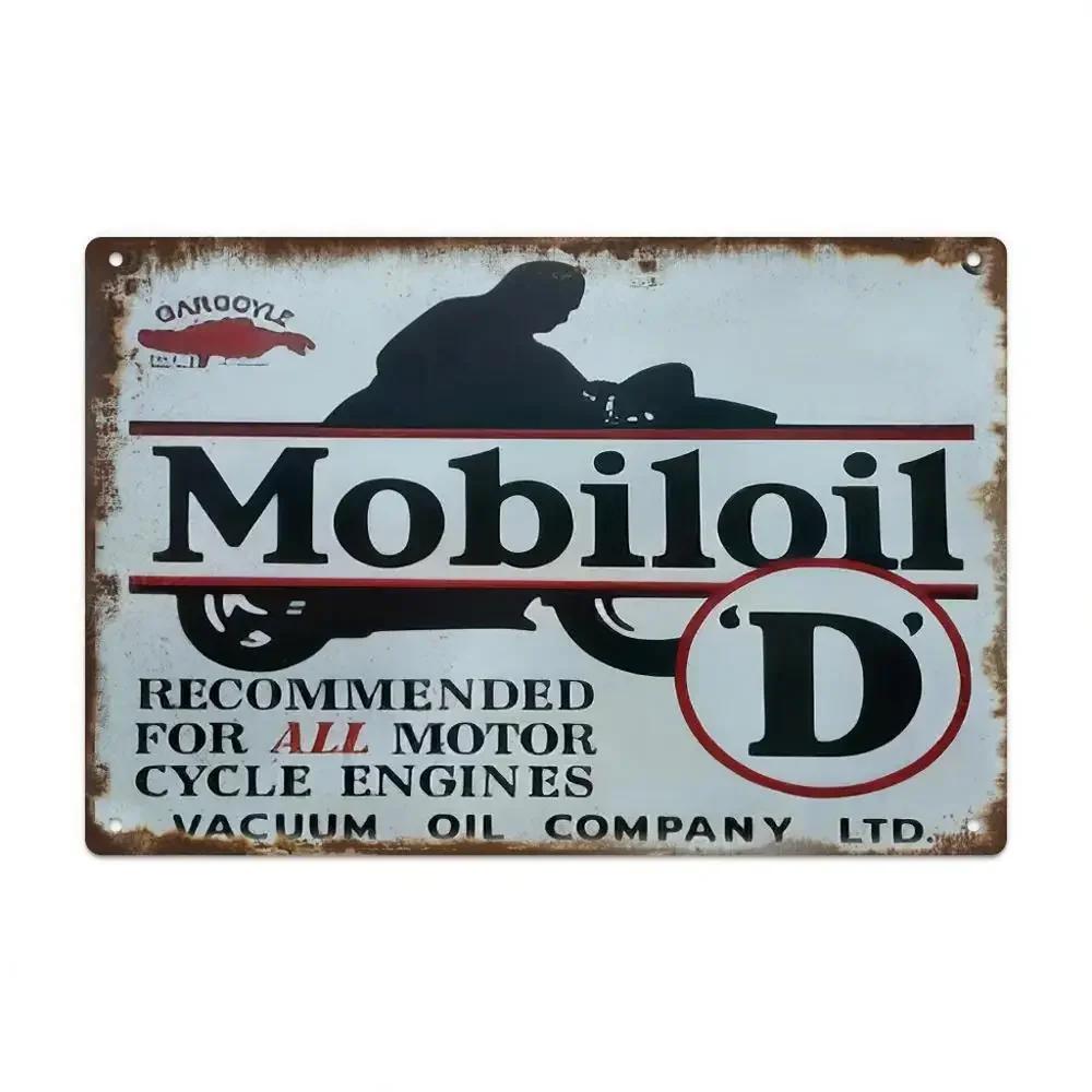 Car Gas Oil Sign Vintage Lubricant Metal Billboard Wall Plate Poster Decor Garage Auto Repair Shop Tin Sign Decorative Plaque