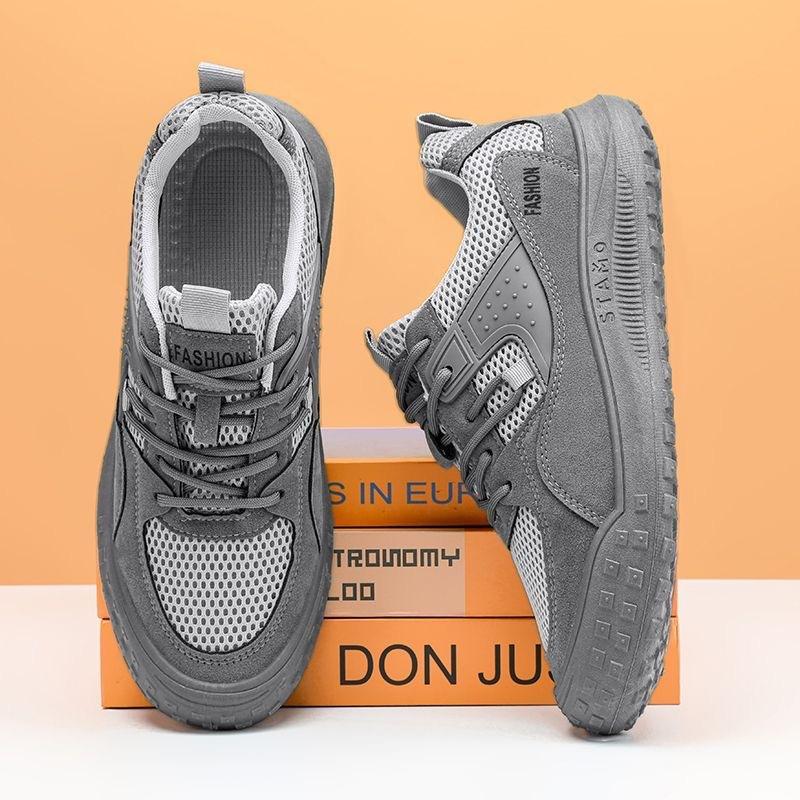 Summer men's shoes new breathable mesh shoes men's Korean version versatile non-slip wear-resistant construction site work labor insurance shoes s