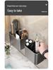 Wall-Mounted Suction Cup Storage Rack for Bath Essentials