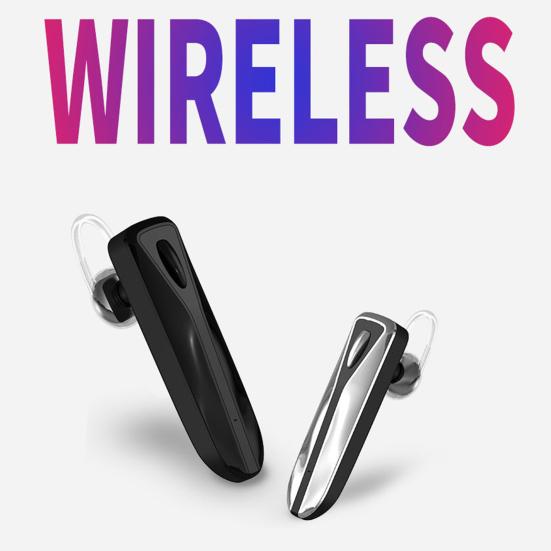 Wireless Earphone Ear Standby IPX7 Waterproof Hook Long Call Number Business Bluetooth-compatible 4.1