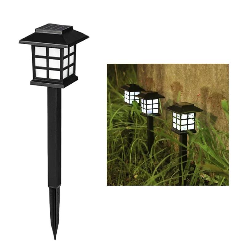 Solar LED Wegleuchten Rasenlampe Außen Solarleuchte Dekoration für Garten/Hof/Landschaft/Terrasse/Auffahrt/Gehweg Beleuchtung