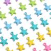 2pcs/Bag Colorful Spray Paint Stars Charms Pendant Beads for Jewelry Making DIY Bracelet Necklace Accessories