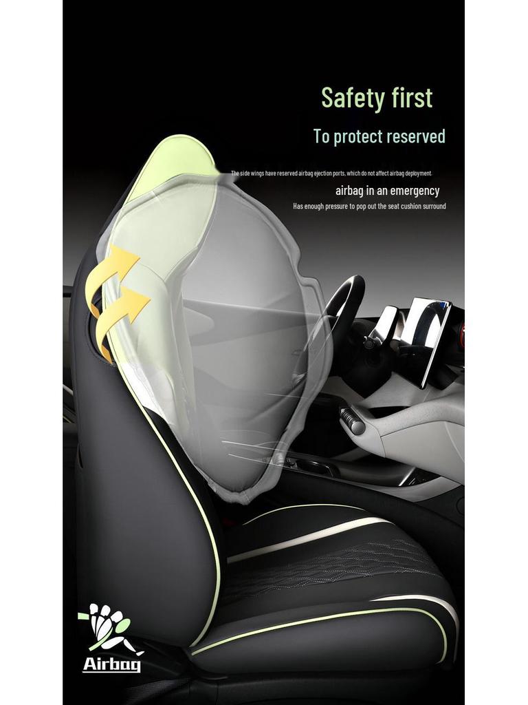 BYD Dolphin Electric Seat Cushion: Four Seasons, Full Coverage, Custom Fit for Five-Seater.