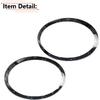 RLB-HILON Headlight Trim Ring Compatible With MINI Cooper F55 F56 F57 2014 2015 2016 2017 2018    Year, 1Pair Chrome Headlight Bezel For Driver And