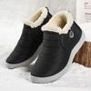Men Casual Winter Boots Warm Ankle Waterproof Men's Keep Shoes Fur Snow Botas Para Combat Warm Insulation for Cold Weather Conditions