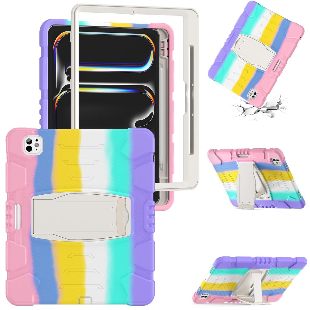 Για το iPad Pro 13 (2025)/(2024) Θήκη με Βάση PC+Σιλικόνη Αντι-πτώση Κάλυμμα Tablet
