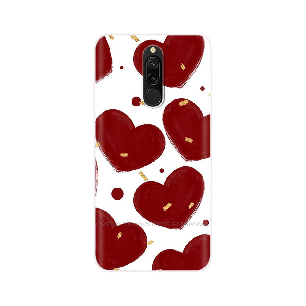 For Redmi 8 8A Pro Case TPU Silicone Shockproof Cat Phone Cover For Redmi 8 8A 7 7A redmi7 Transparent Funda Printing Soft Coque