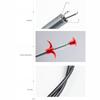 Flexible Sink Grabber Reacher Picker with 4 Claws Sewer Dredging Drain Clog Remove Tool for Home