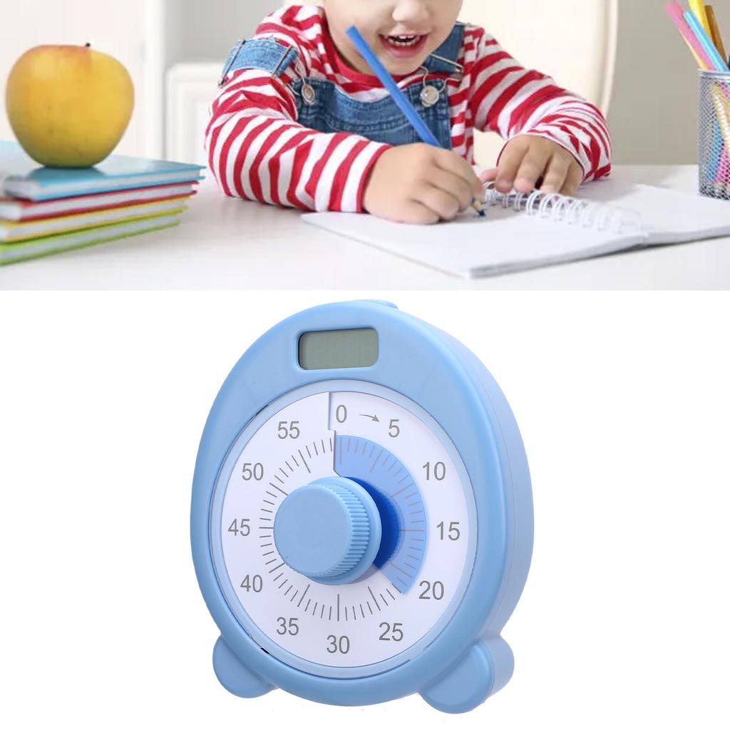 Visual Timer 60 Minute Mechanical Timing 99min 59sec Electronic Timing Visual Countdown Timer for Time Management