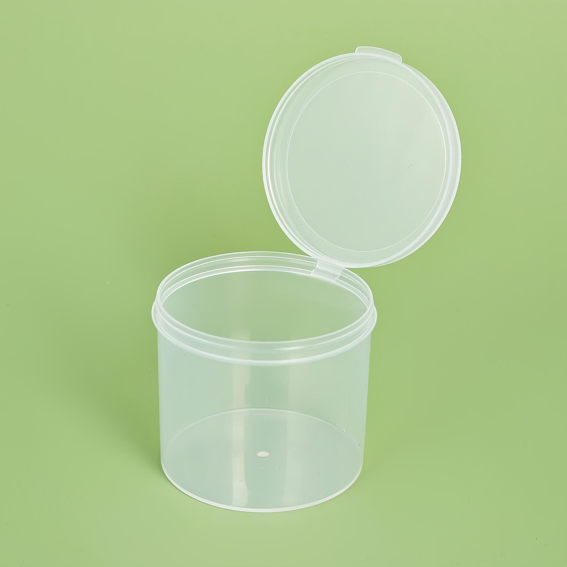 

[Прозрачный ящик для хранения] Прозрачный пластиковый ящик для хранения с крышкой | Легкий органайзер для ванной комнаты или туалетного столика - Идеально подходит для спонжей для макияжа прозрачный