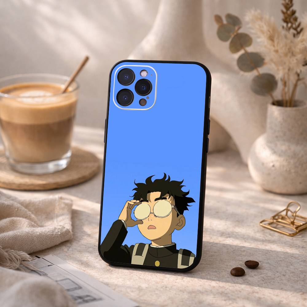 D-Dandadan Anime Phone Case For iPhone17,16,15,14,13,12,Plus,Pro Max, 5G Others Soft Black Cover iPhone14