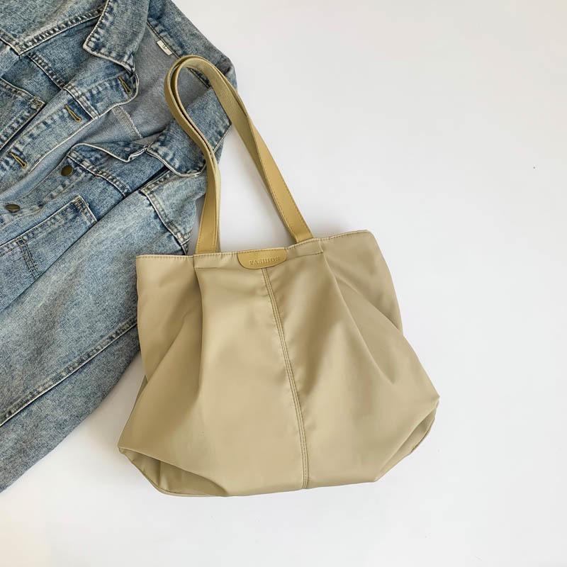 New Canvas Tote Bag Large Capacity Commuter Underarm Bag Women's Bag