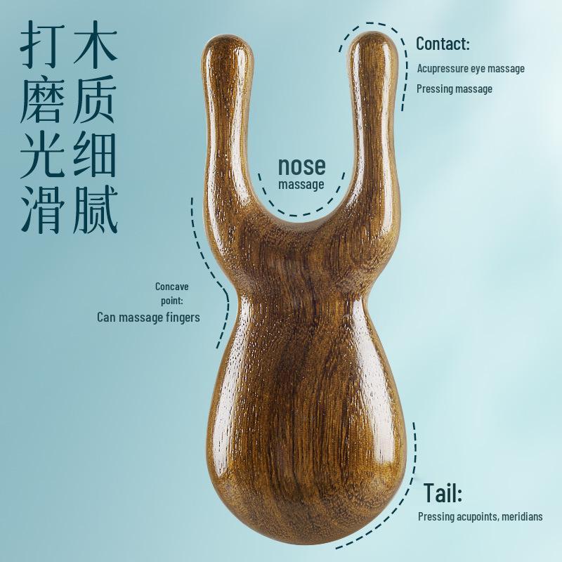 

Sandalwood Little Frog Eye & Face Massager Comb