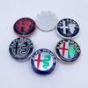 WZLN3 4Pcs 60mm 6cm GTAM Wheel Hub Center Caps For Alfa Romeo Giulia Giulietta MITO Stelvio GT Auto Refit Emblem Stickers