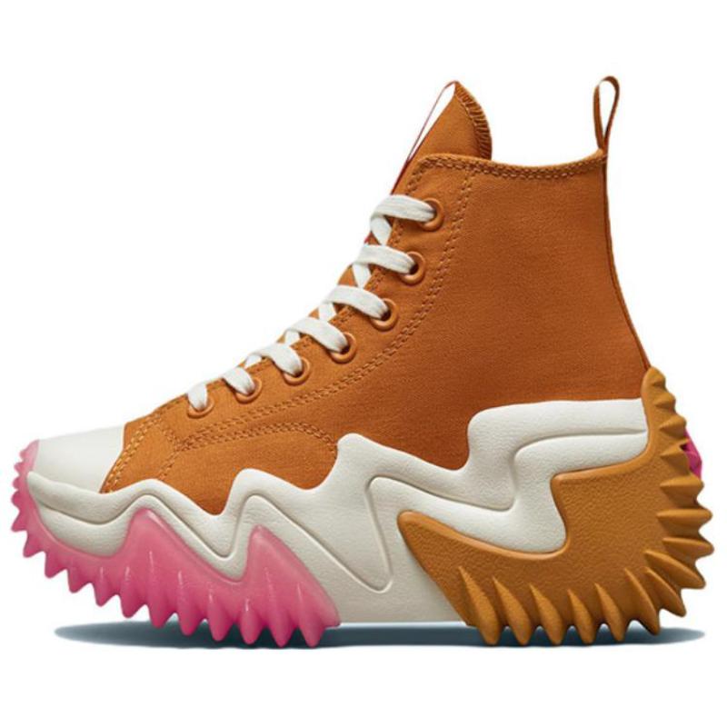 

Converse Run Star Motion Casual & Comfortable High Top Canvas Shoes Unisex Brown & Yellow 35.5
