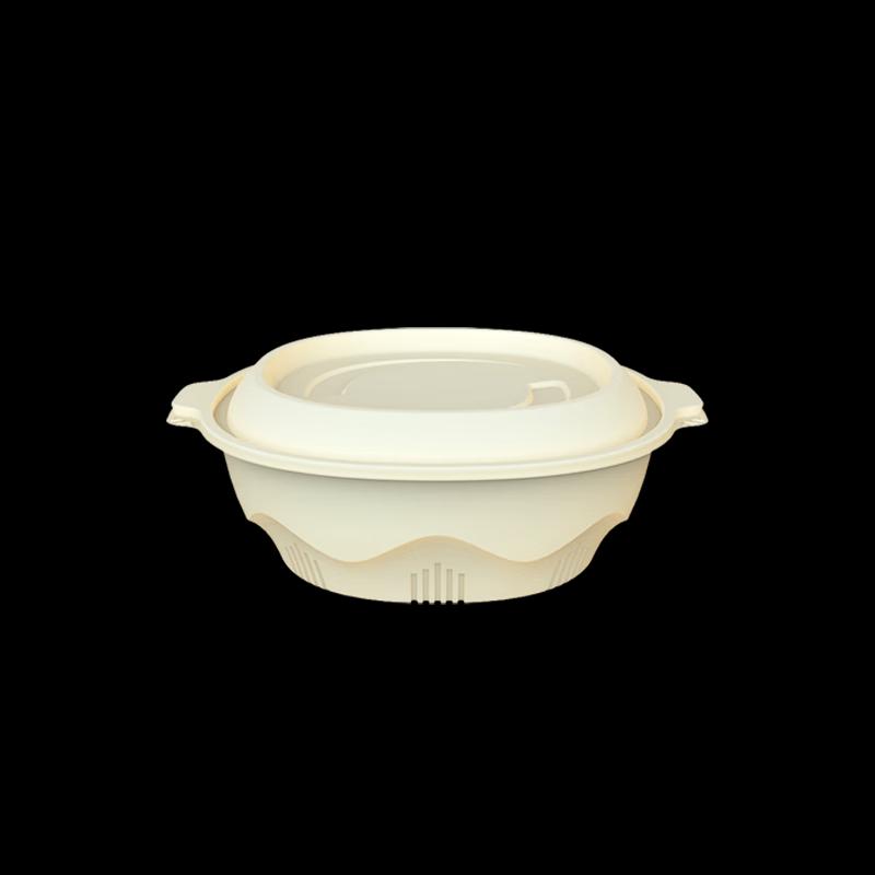 Degradable Corn Starch Round Disposable Food Container