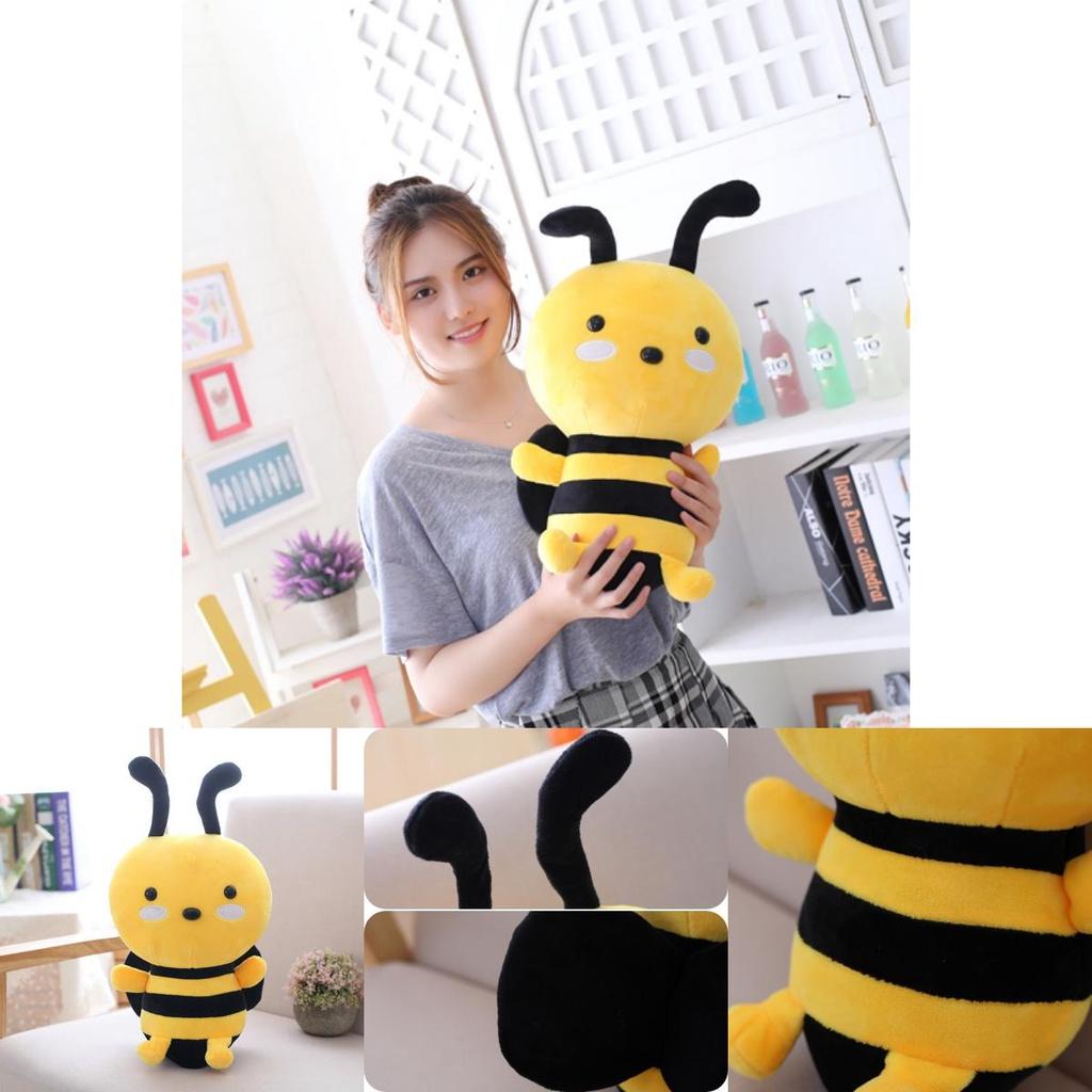 Adorable Bee Plush Toy For Kids Ultra Soft Short Plush Material For Snuggly Playtime Great Birthday Gift And Souvenir
