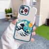 Japanese Illustration Waves Phone Case For Samsung A 10 20 30 70 13 21 32 72 22 51 52 53 71 73 32 4g 32 5g Fundas