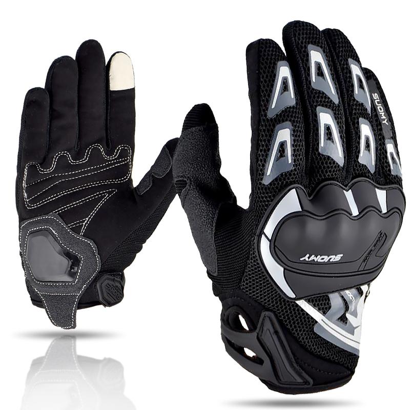 Suomy Motorcycle Gloves Summer Mesh Breathable Moto Gloves Men Women Touch Screen Motocross Gloves Touch Screen Cycling Gloves