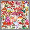 50 Ins Style Mushroom Cartoon Graffiti Stickers for Laptop & Suitcase