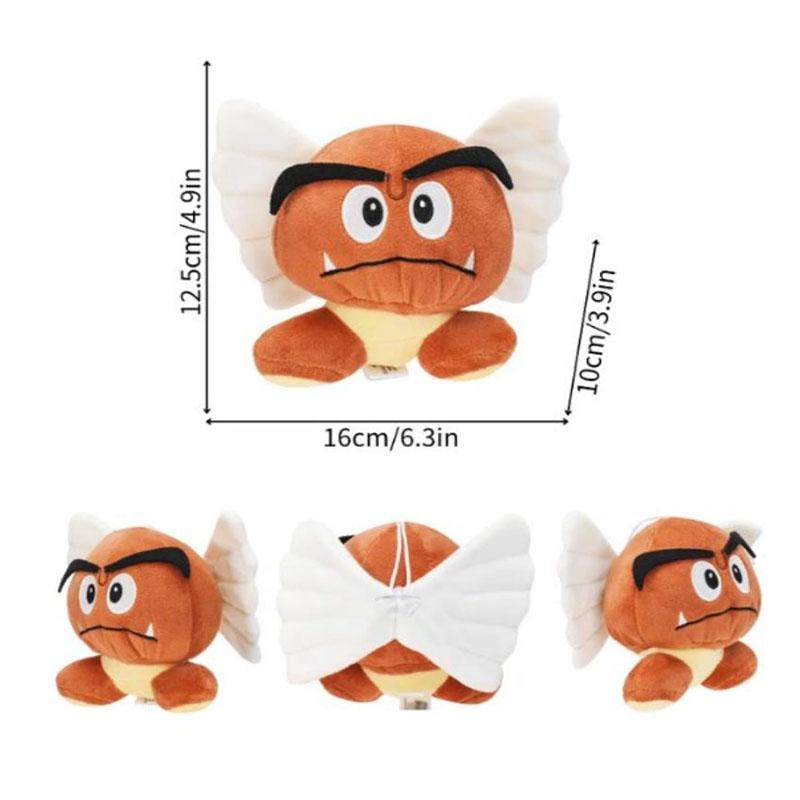 Peluche Mario Bros Goomba con Ali Goomba Ken Carson Goomba Toad Peluche Animale Anime Bambola Peluche per Regalo di Compleanno