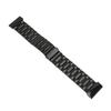 Stainless Steel Watchband Adjustable Replacement Watch Strap with 2 Snap Fastener 26mm for Fenix 7X 6X 5X Black