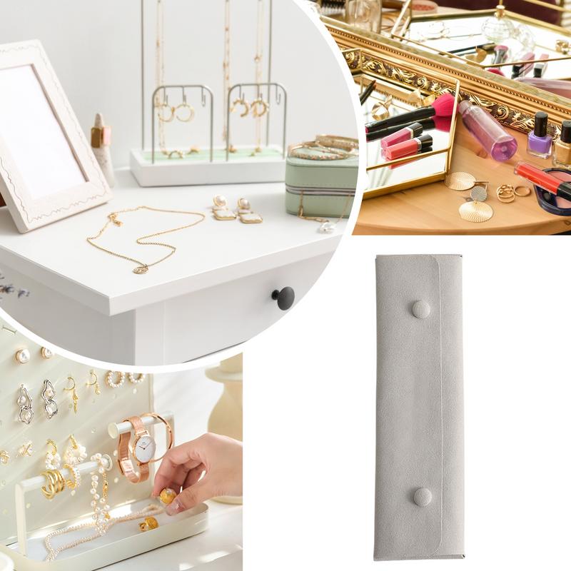 necklace pendant bracelet storage bag Travel Portable Jewelry Organizer for Women Versatile Snap Pouch Jewelry Storage Bag
