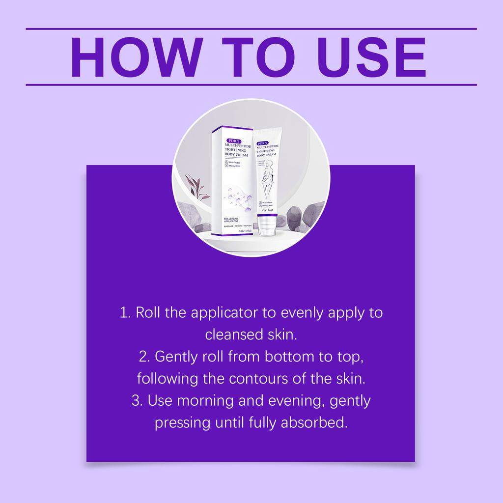 Softening Massage Roller Cream Moisturizing and Translucent Body Skin Texture, Refreshing and Easily Absorbed, Rollerball Design, Soft and Tender
