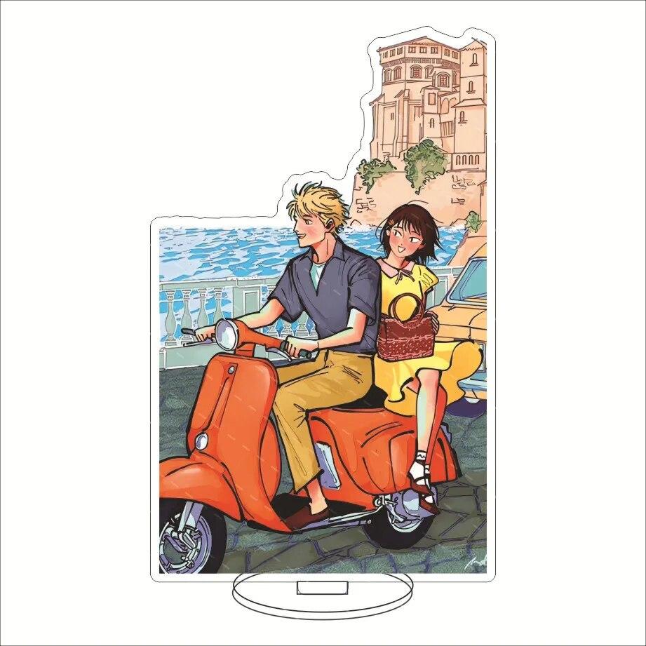 Manga Anime Skip und Loafer Cosplay Stand Modell Platte Schlüsselanhänger Niedlich Shima Sousuke Iwamura Mitsumi Acryl Schreibtisch Display