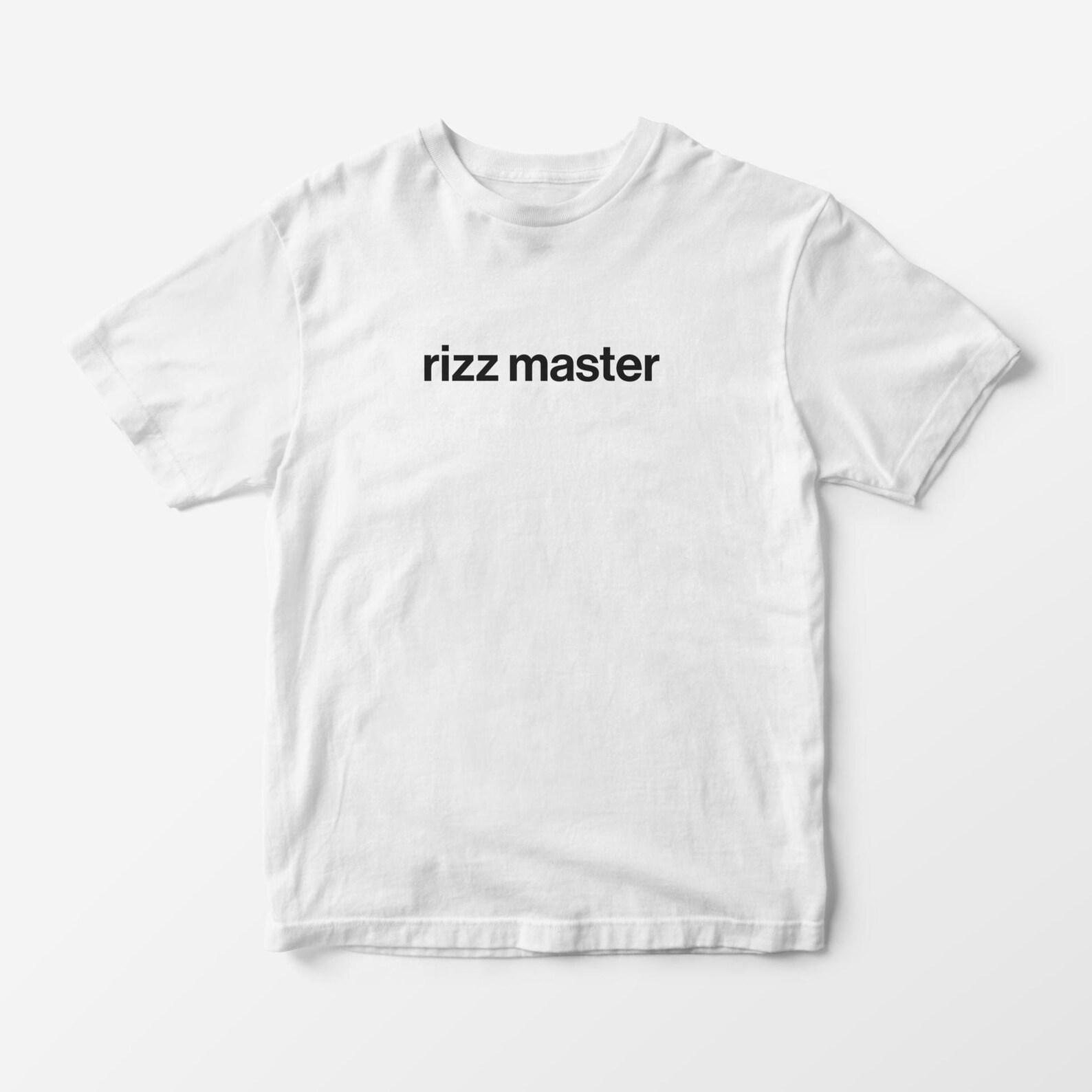 Rizz Master T-Shirt - Funny Slogan, Y2K Aesthetic Unisex Tee S