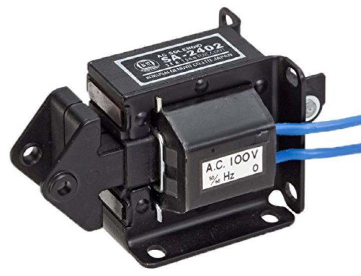 

Kokusai Denki AC solenoid 100V suction force stroke 15mm SA-2402 dual-use type, 9.8N,