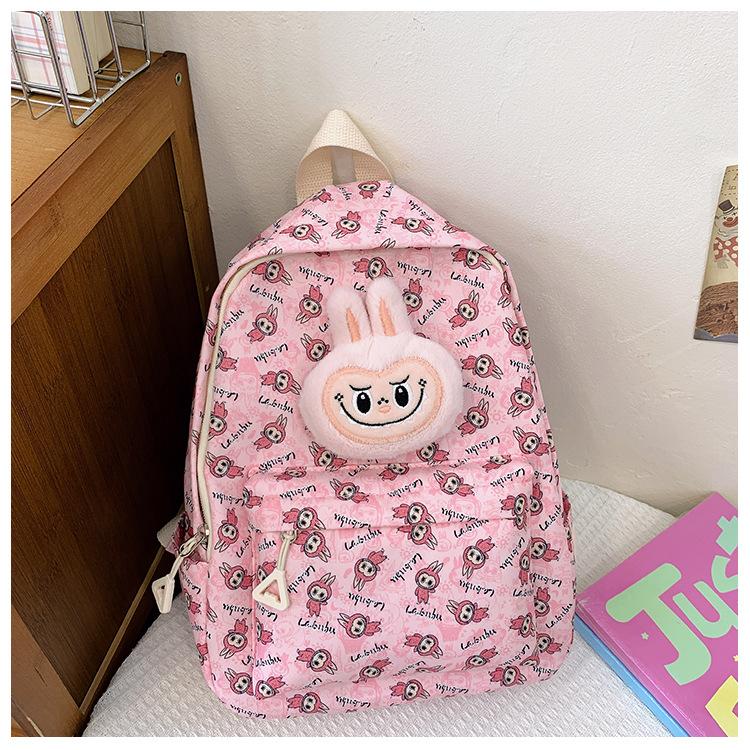 

Школьный рюкзак Милый мультяшный Детский рюкзак Модный Универсальный рюкзак Детский Маленький розовый