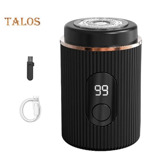 

Мини-электробритва с чистящей щеточкой, цифровым дисплеем, USB-перезаряжаемая, водонепроницаемая, для влажного и сухого бритья, портативная, для путешествий, бритва для мужчин, триммер для бороды и волос чёрный