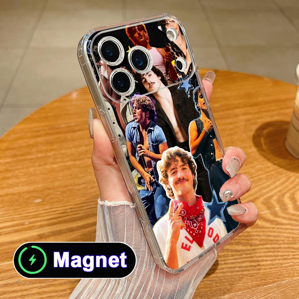 

Benson Boone Clear TPU Magsafe Mobile Phone Case for iPhone 17 16 15 14 13 12 11 Air Pro Max Plus Mini Colorful Cover iPhone 11 Pro Max