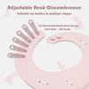 Little Dimsum Baby Bibs 2Pcs Silicone Baby Feeding Bibs Easily Adjustable and Wipe Clean Soft Waterproof Weaning Bibs Perfect Food Crumb Catcher for